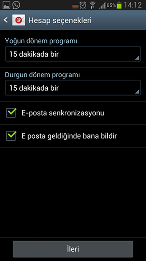 iOS ve Android İçin POP3 Mail Kurulumu